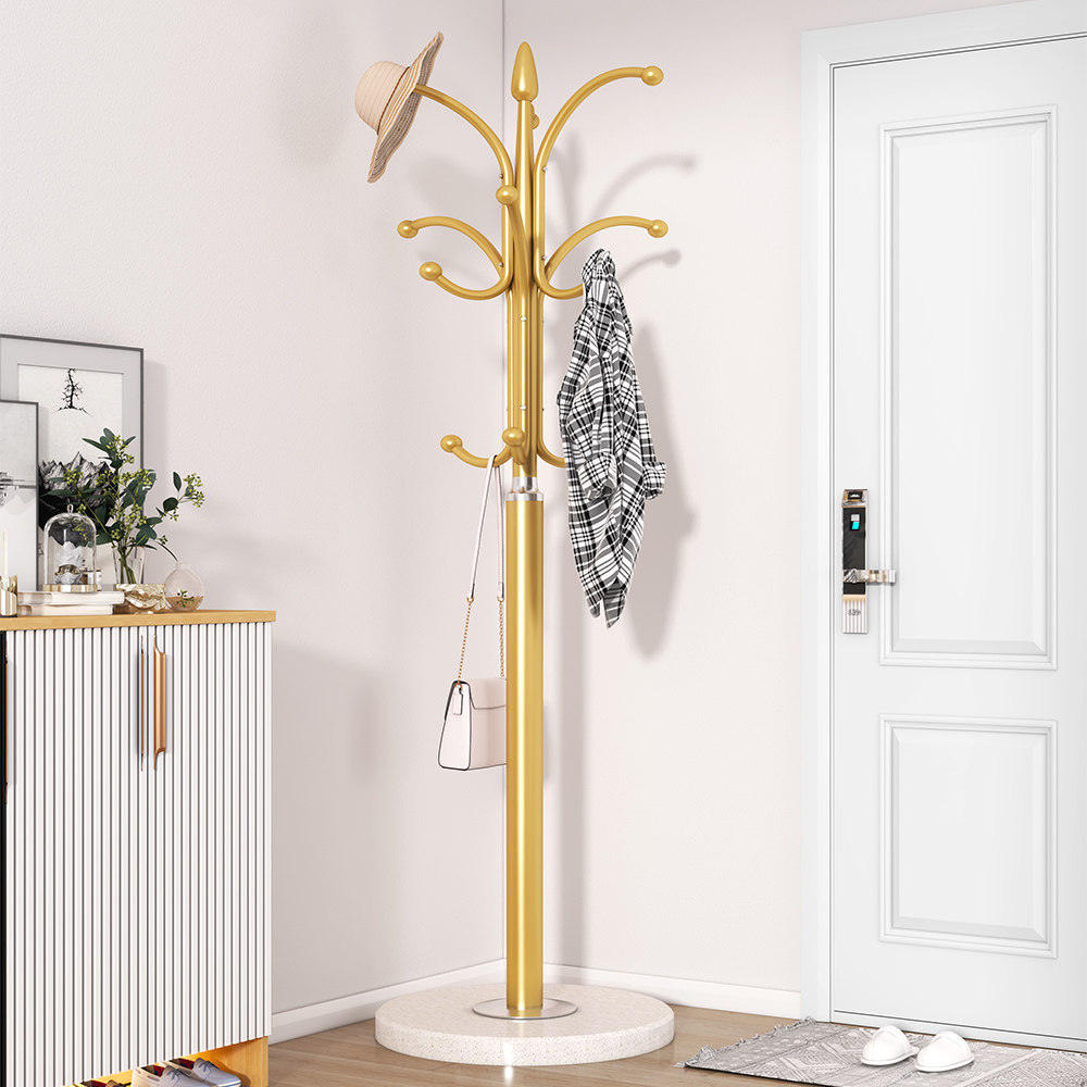 架子衣帽架落地卧室挂衣衣架简约现代立式网红衣帽架