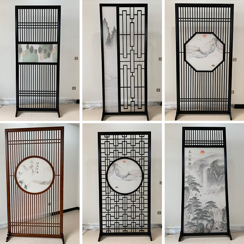 东阳门窗木格装饰背景玄光隔断屏风仿古木雕木雕