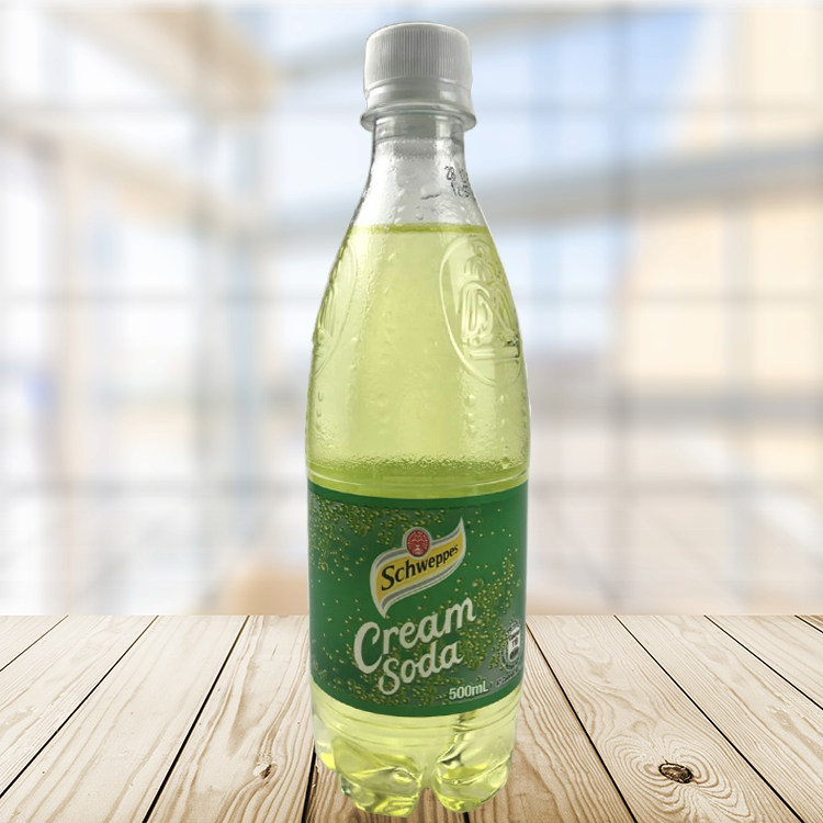 汽水5瓶500ml香港进口饮料玉泉忌廉苏打水奶油碳酸饮料