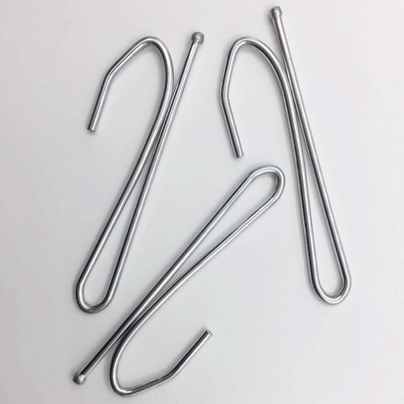 窗帘挂钩单钩辅料配件窗帘布布带铁钩钩子挂钩