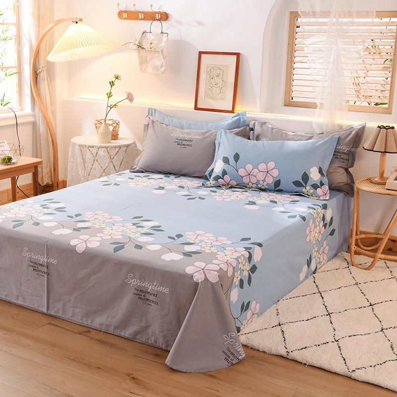 纯棉床单单件学生15m18米单双人宿舍床罩夏季床单