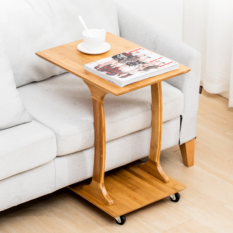 可移动沙发边几带轮创意小茶几迷你客厅小桌子简约茶桌现代小户型