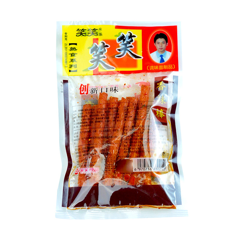 笑笑香辣棒辣条麻辣零食8090小时候回忆儿时童年面筋制品