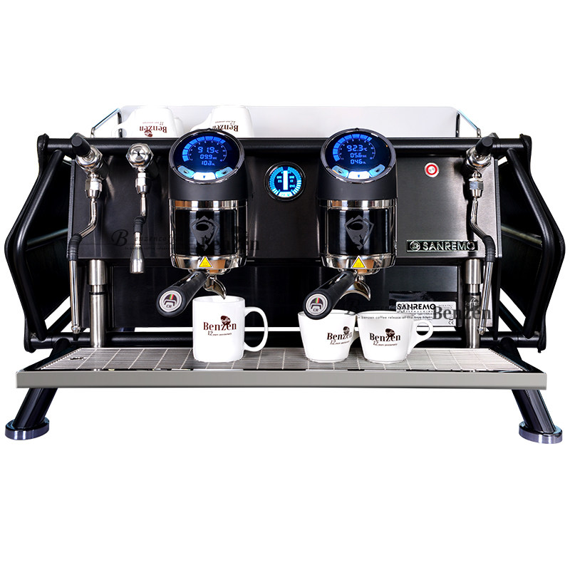 sanremo赛瑞caferacer意式双三头半自动咖啡机商用意大利咖啡机