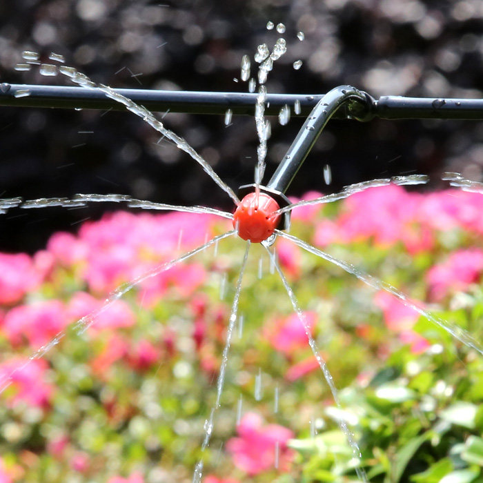 滴灌套装7mm可调滴头系统设备花卉浇水微滴雾化微喷