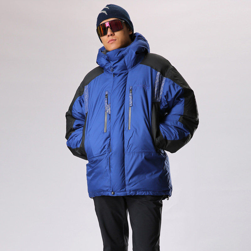 runningriver奔流户外男式登山防风保暖防水透气加厚羽绒服b7086