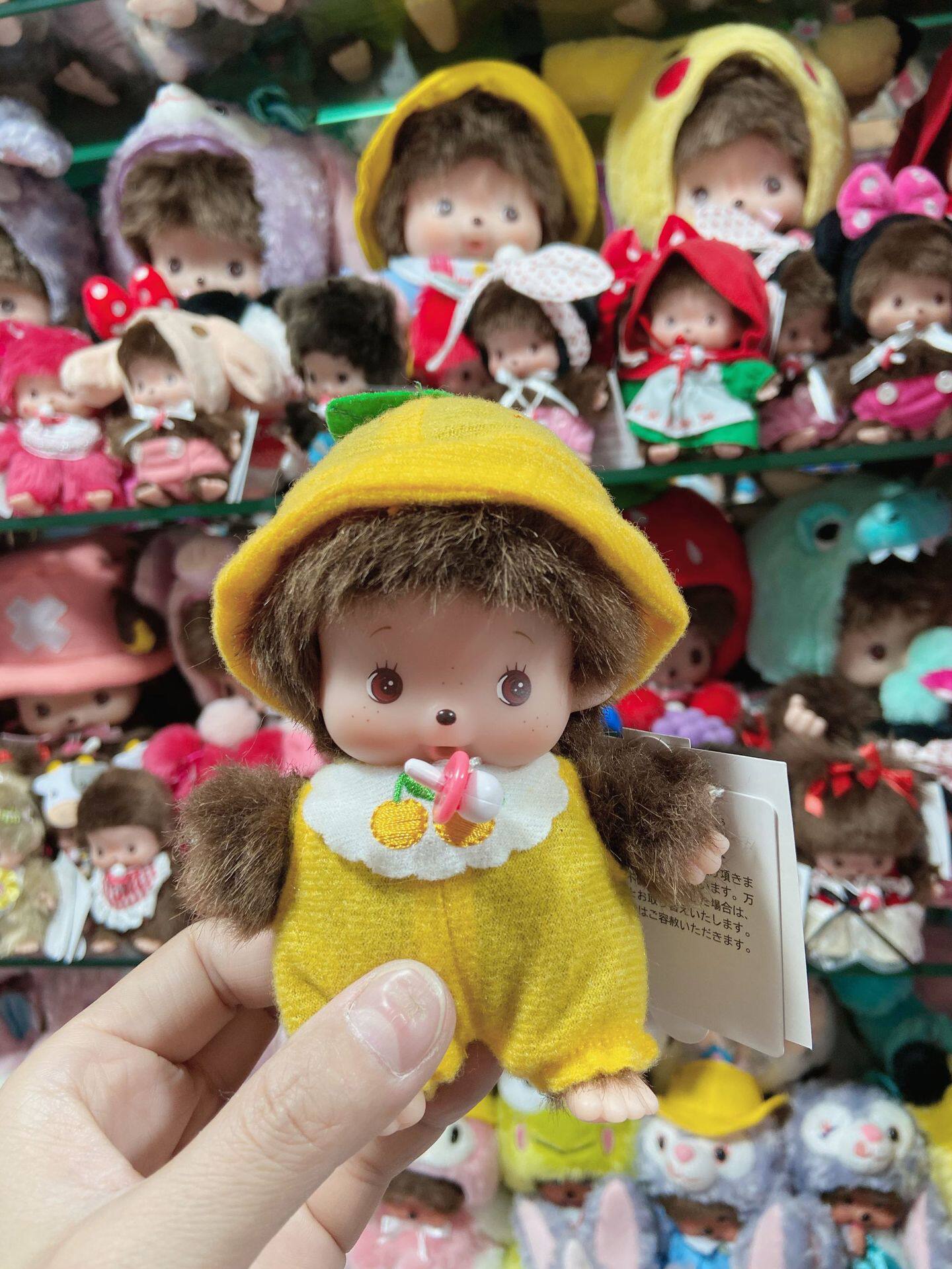 蒙猴奇奇毛绒小猴15公分幼稚园蒙奇奇毛绒玩具玩偶公仔毛绒布艺类玩具