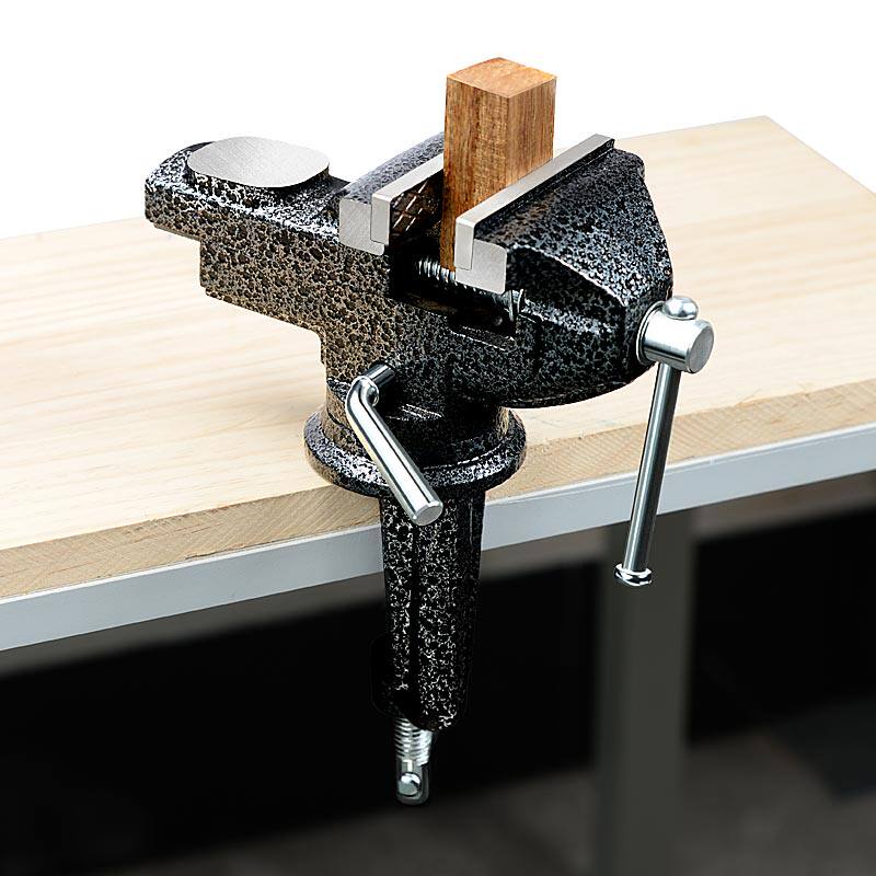 台钳木工夹具虎台钳工工作台小型虎钳多功能迷你台虎钳