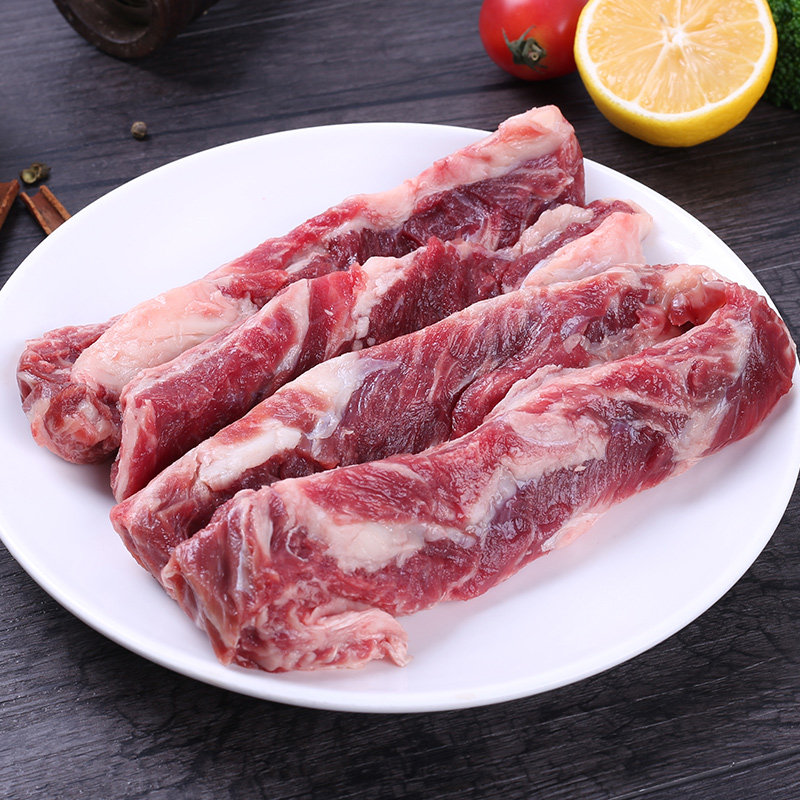 肋条伊赛赛谷饲去骨牛1000g生鲜肉原原味生牛肉