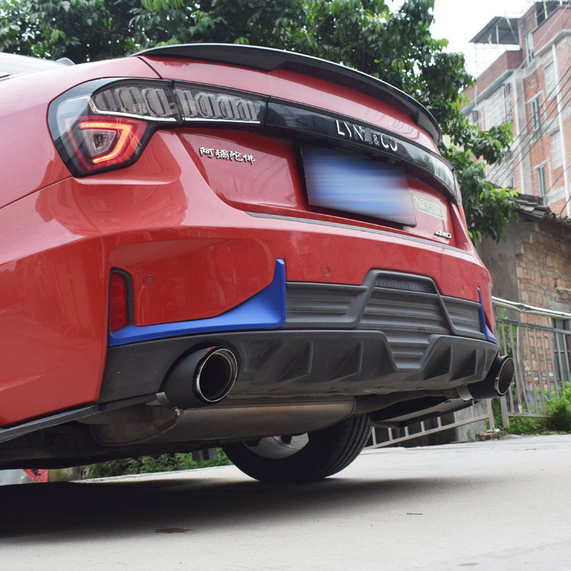 适用于领克01/02尾喉改装装饰03排气管尾管消声器专用碳纤维尾喉