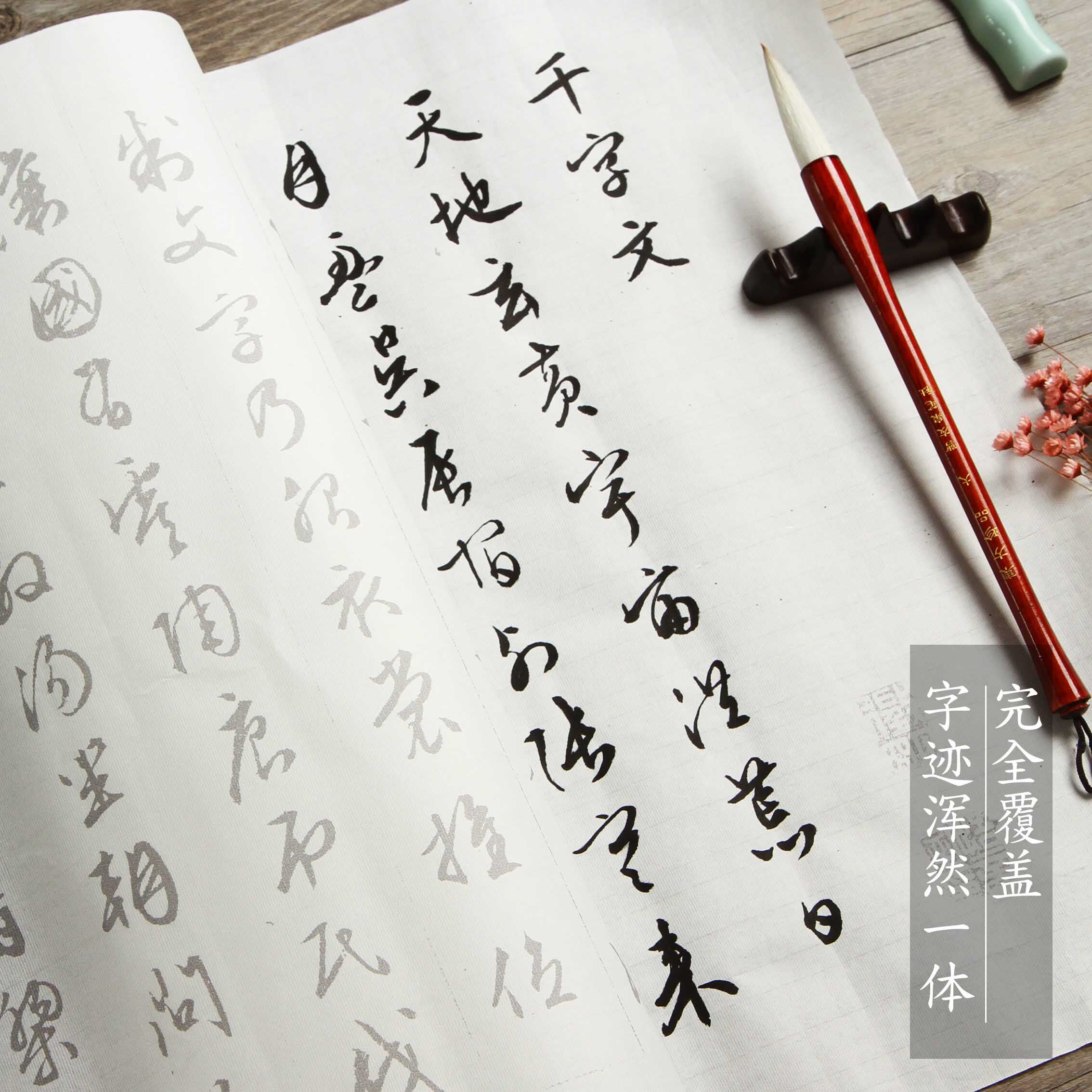 正版文征明(滕王阁序)行书描红临摹字帖手抄本毛笔字书法宣纸