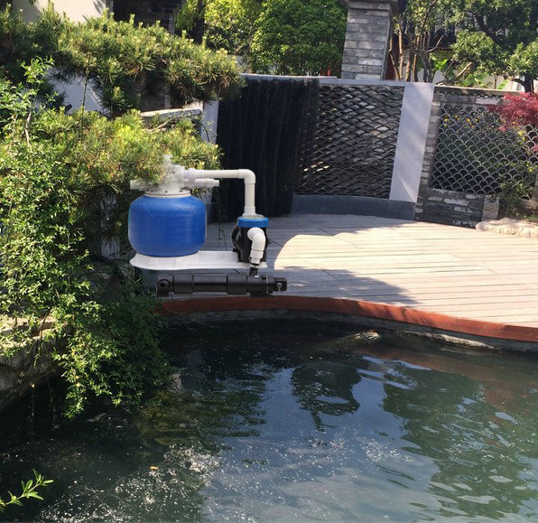 鱼池过滤锦鲤过滤器系统净化器cuv杀菌生化压力鱼缸清洁用具
