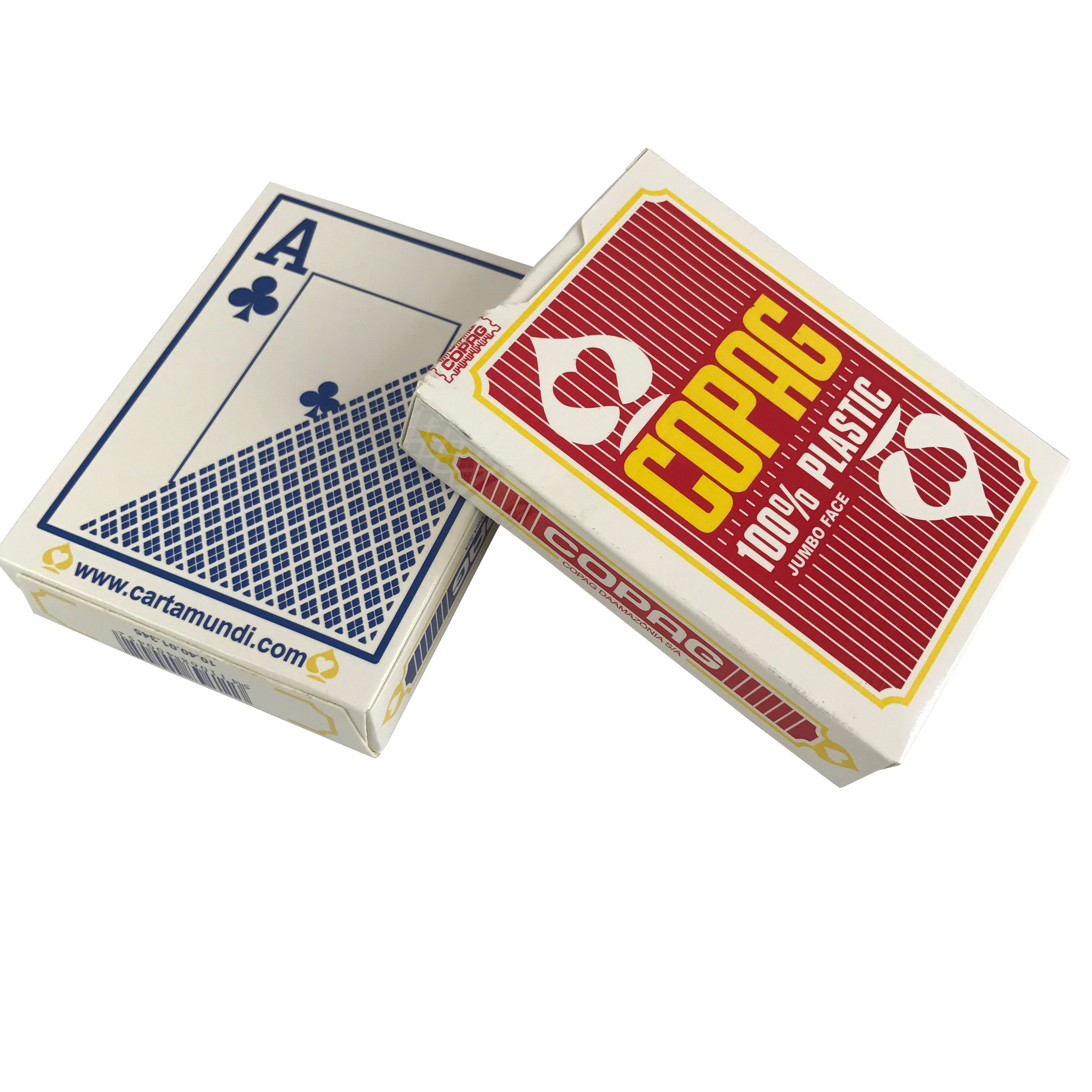 扑克牌copag德州塑料俱乐部专用宽牌大字定制制做扑克