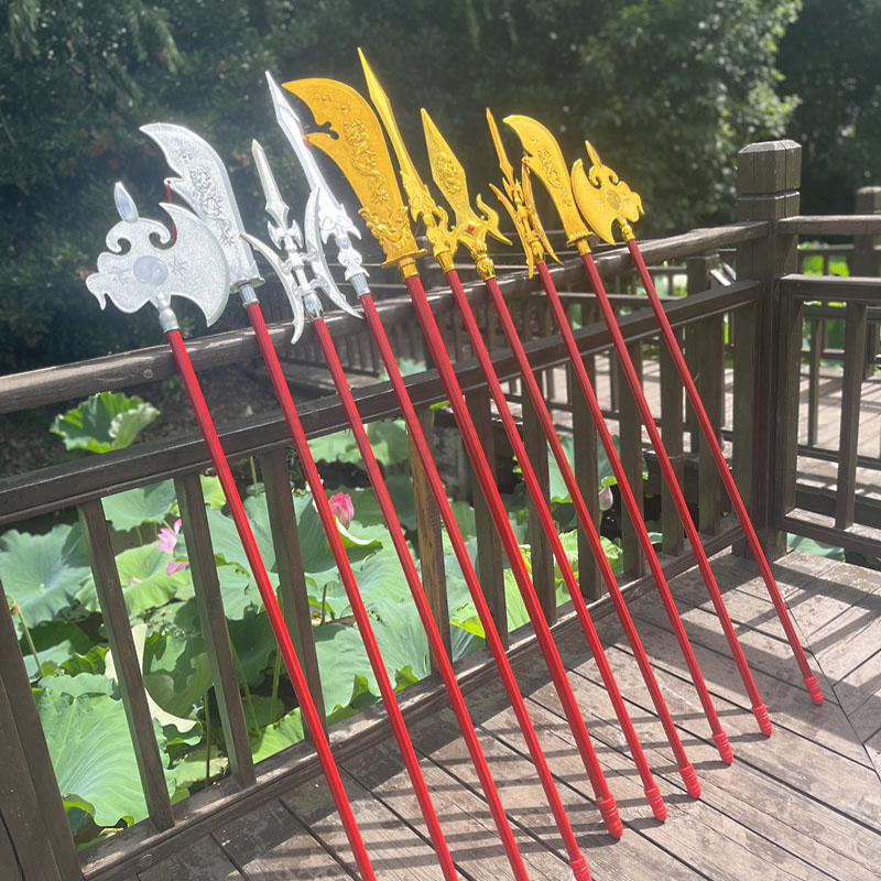 儿童玩具三国演义兵器玩具塑料赵云长矛三国道具表演其他户外休闲玩具