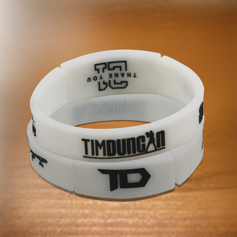 手环马刺队邓肯珍藏版签名腕带男女篮球运动发光手镯