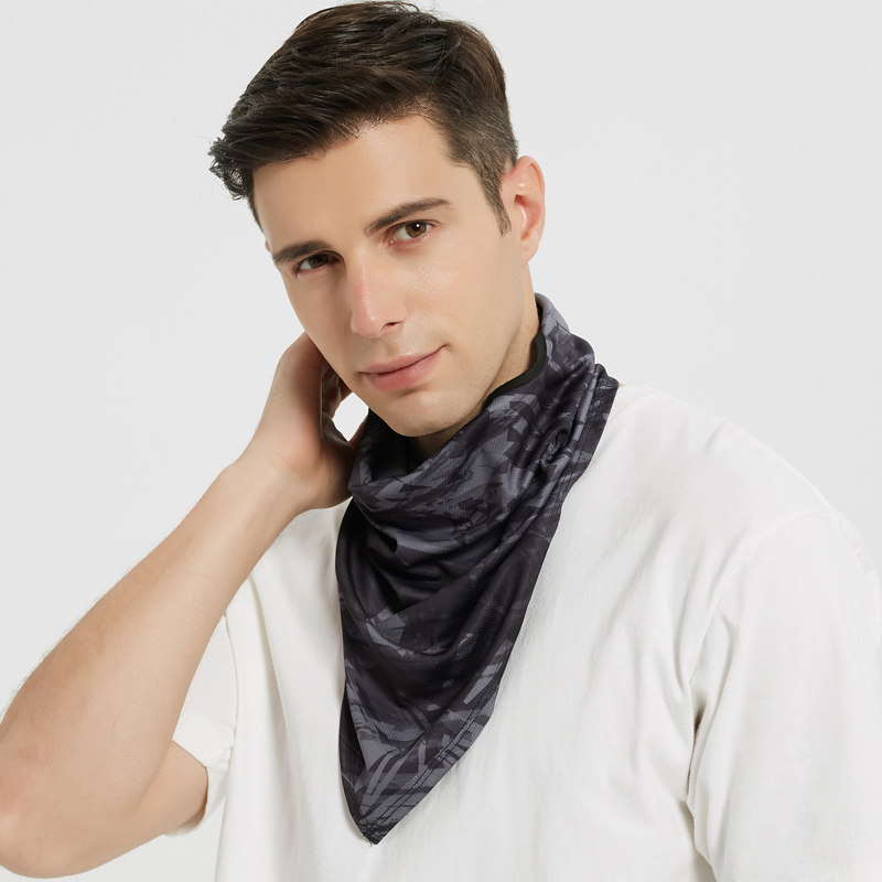 夏季防晒骑行头巾防紫外线面罩遮脸护颈面巾男围头巾