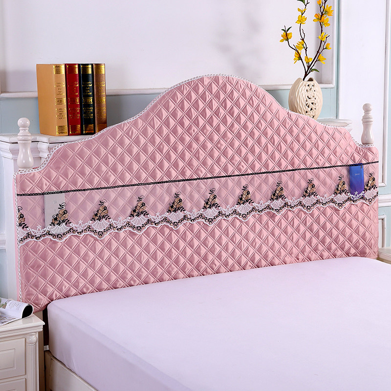 床头头套定做全包老式弧形布艺防尘定制半圆床头套