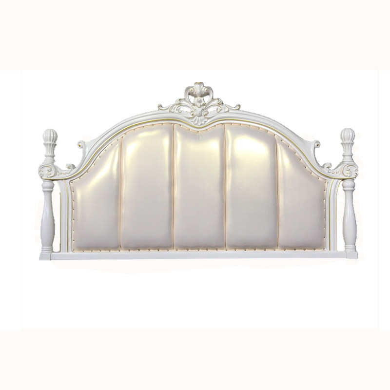 8米法式烤漆床头板双人简约床架