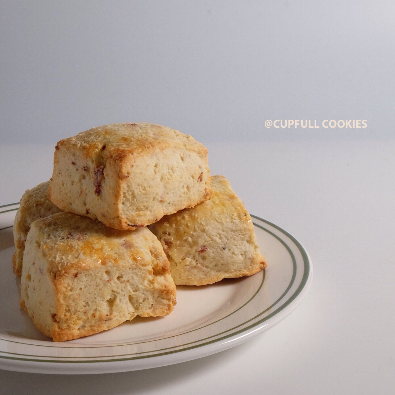 cupfull英式芝士培根司康低脂面包传统西式糕点