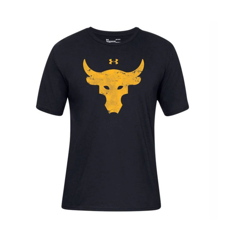 短袖ua夏宽松上衣宽松牛头安德玛限量强森rock运动t恤