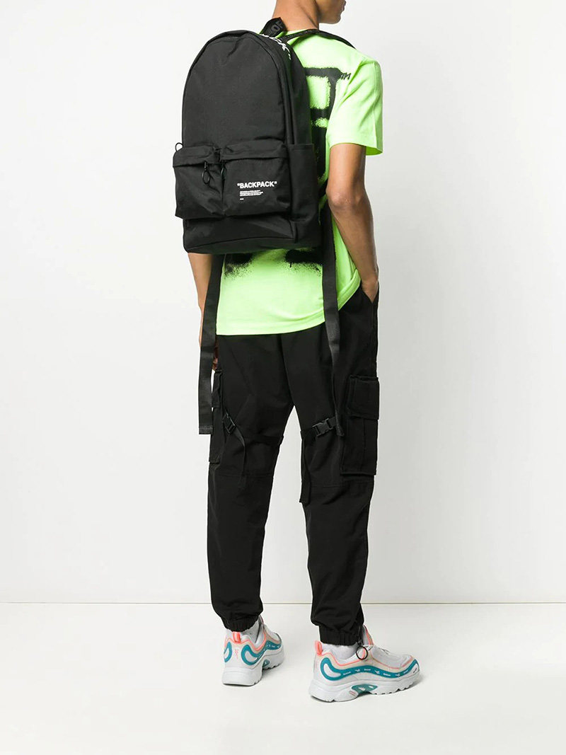 新款offwhite双肩包ow大容量休闲背包背包男男女双肩背包