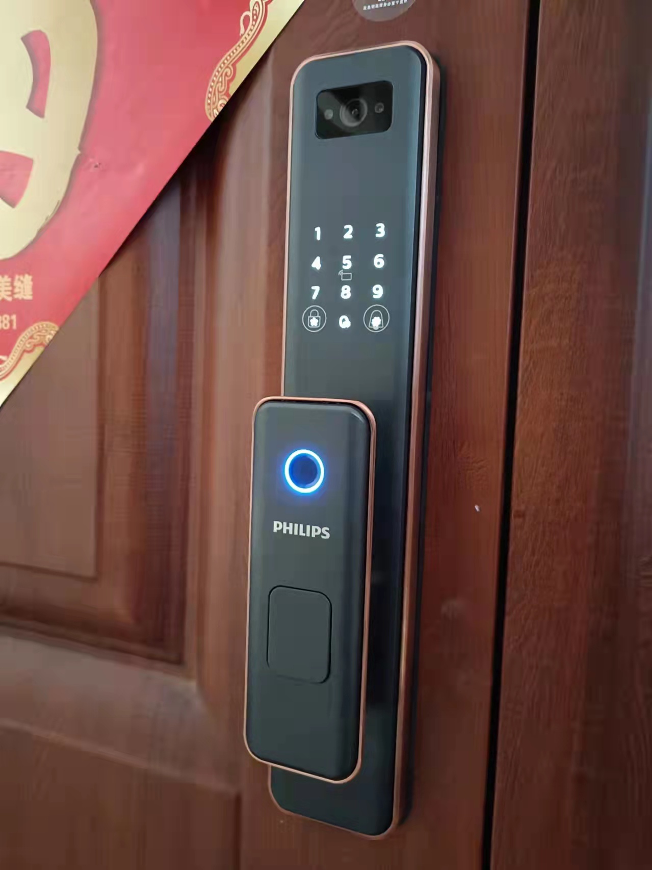 包安装防盗门防盗家用电子密码指纹智能猫眼可视智能门锁