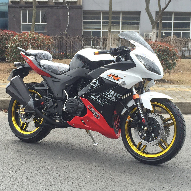 地平线公路赛跑车s款350大排量摩托车跑车街车趴赛机车可上牌