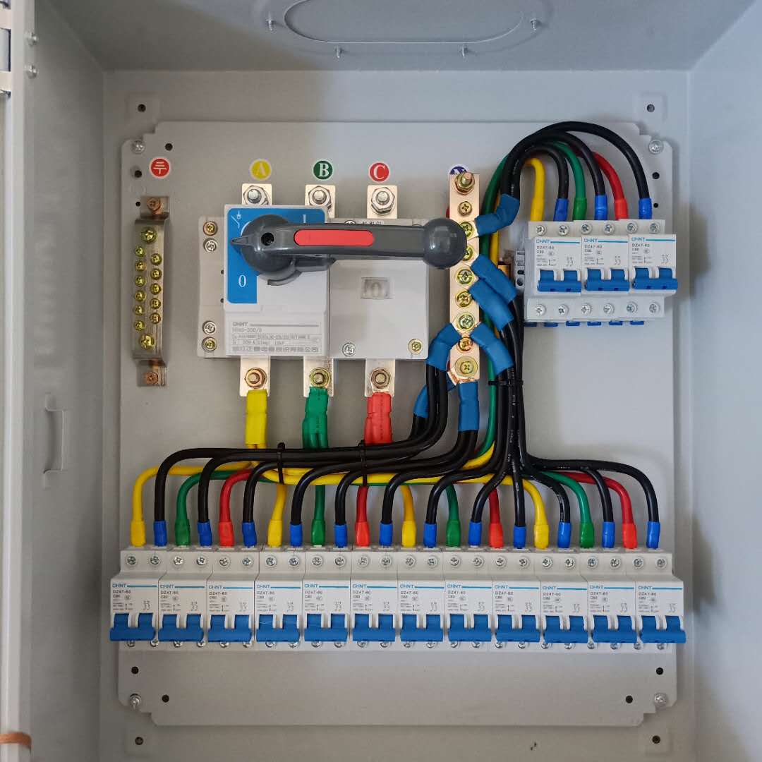 成套照明配电箱低压开关柜强电布线家用电源插座工地电工电器成套设备