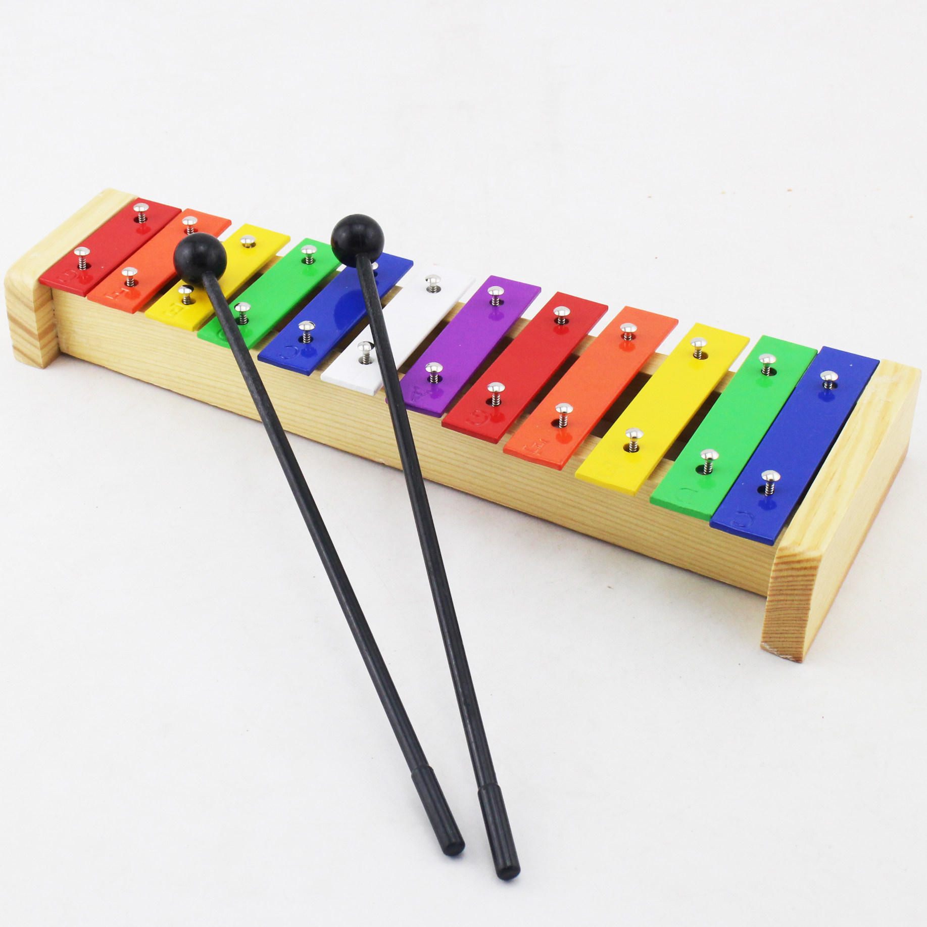 新品促销奥尔夫乐器彩色铝板琴铝片琴8音12音15音音乐启蒙玩教具