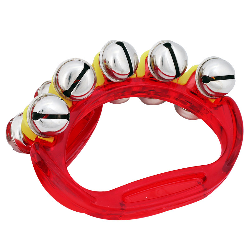 奥尔夫教具手摇铃串铃幼儿园打击乐器手腕早教中心宝宝铃类乐器