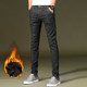 Gomoku Youth Slim Pants Men's Autumn and Winter Models Plus Velvet Stretch Jeans Men's Korean Casual Long Pants Gomoku Youth Slim Pants Men's Autumn and Winter Models Plus Velvet Stretch Jeans Men's Korean Casual Long Pants