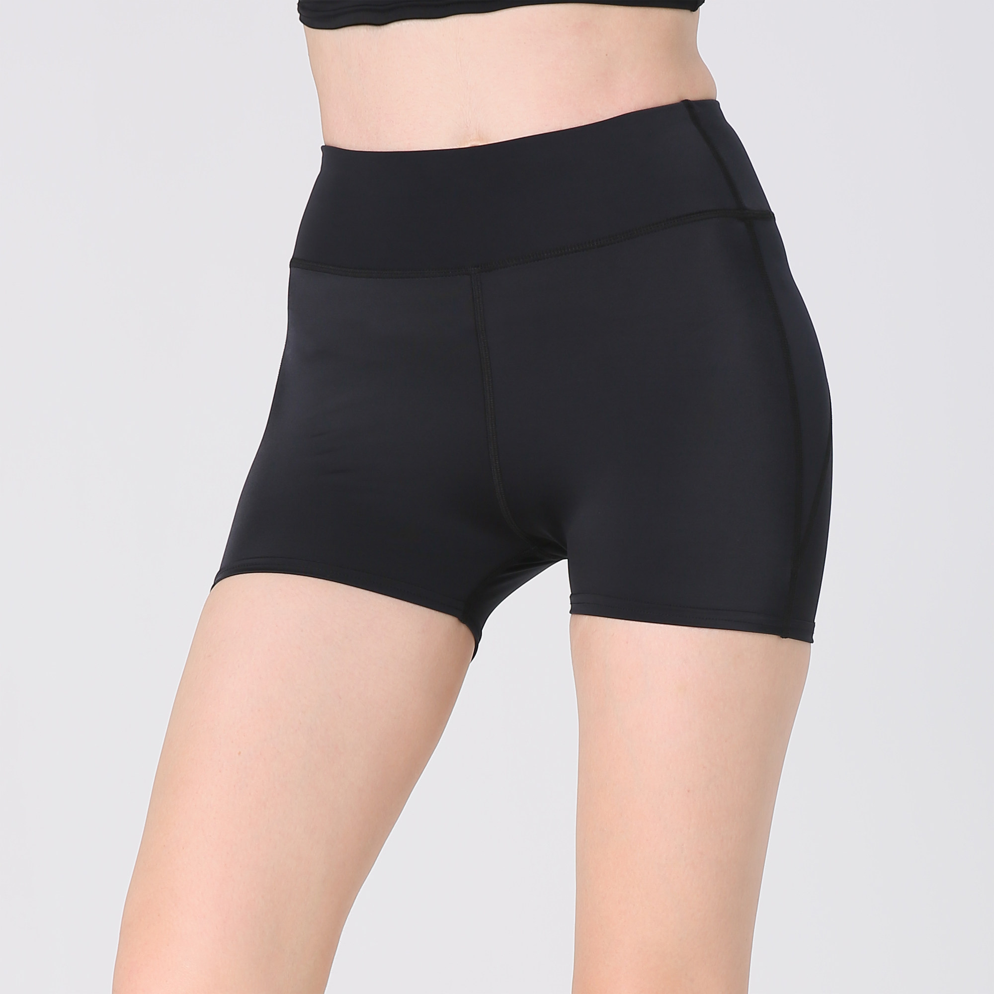 vernal hope健身瑜伽跑步二分裤速干弹力蜜桃提臀短裤训练安全裤