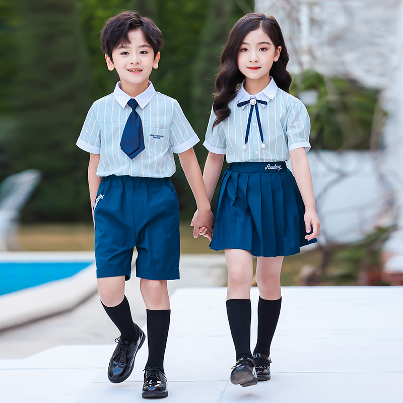 小学生校服订做夏天学院风班服韩版套装新希望活力校服