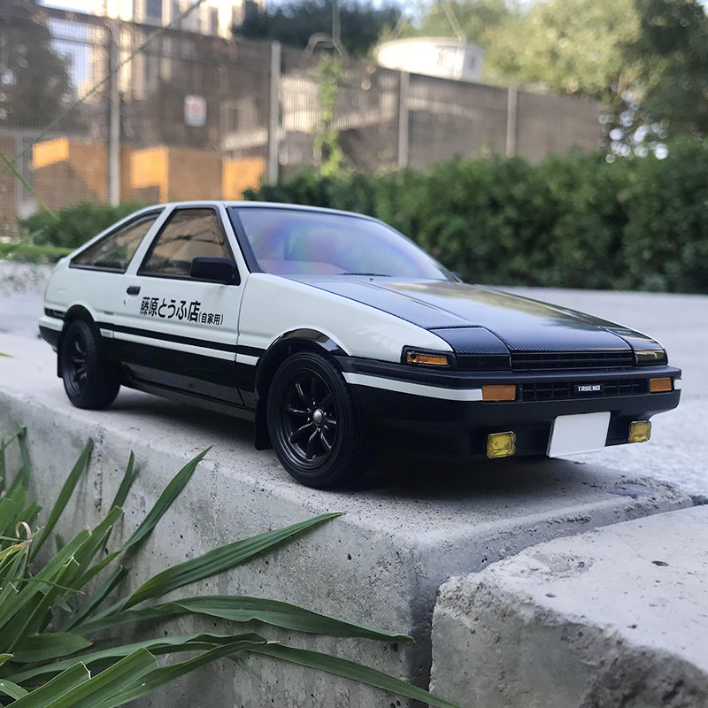 autoart奥拓丰田toyotasprintertruenoae86头文字汽车模型车模