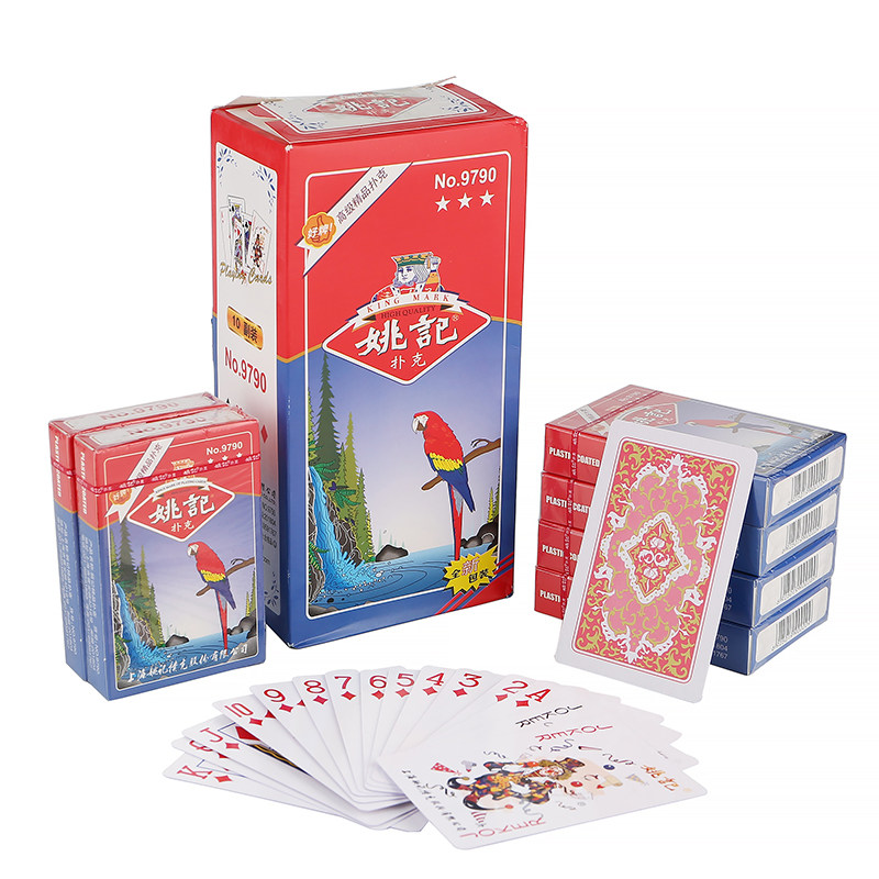 10副正品授权原厂姚记扑克9790型号整箱100副扑克