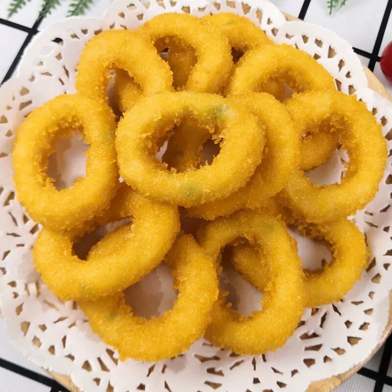 鸡肉洋葱圈800g油炸点心小吃半成品儿童无骨鸡柳洋葱圈正大下午茶