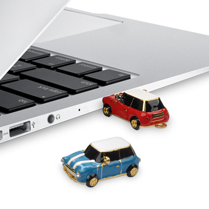 kwanye冠英u盘128g小汽车激光定制刻字优盘个性创意可爱卡通男女生