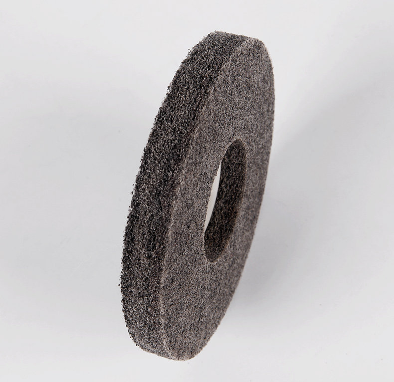 白鸽角磨机用100*16尼龙轮抛光轮纤维轮拉丝轮不织布研磨轮