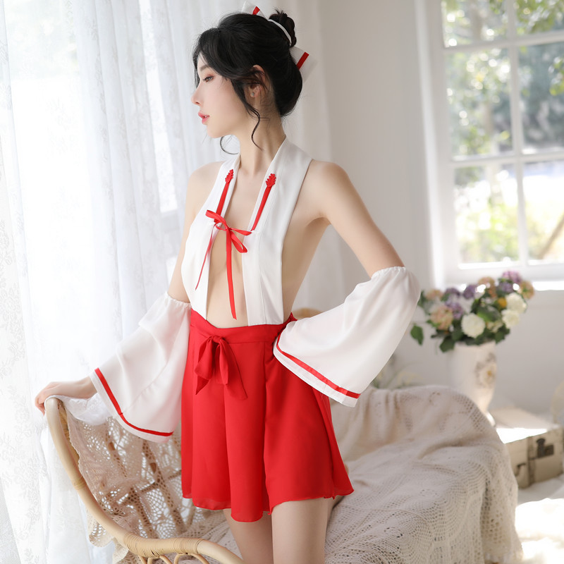 jk内衬冰丝紧身网红方便做事的衣服女免脱约会裙教师play超薄开叉