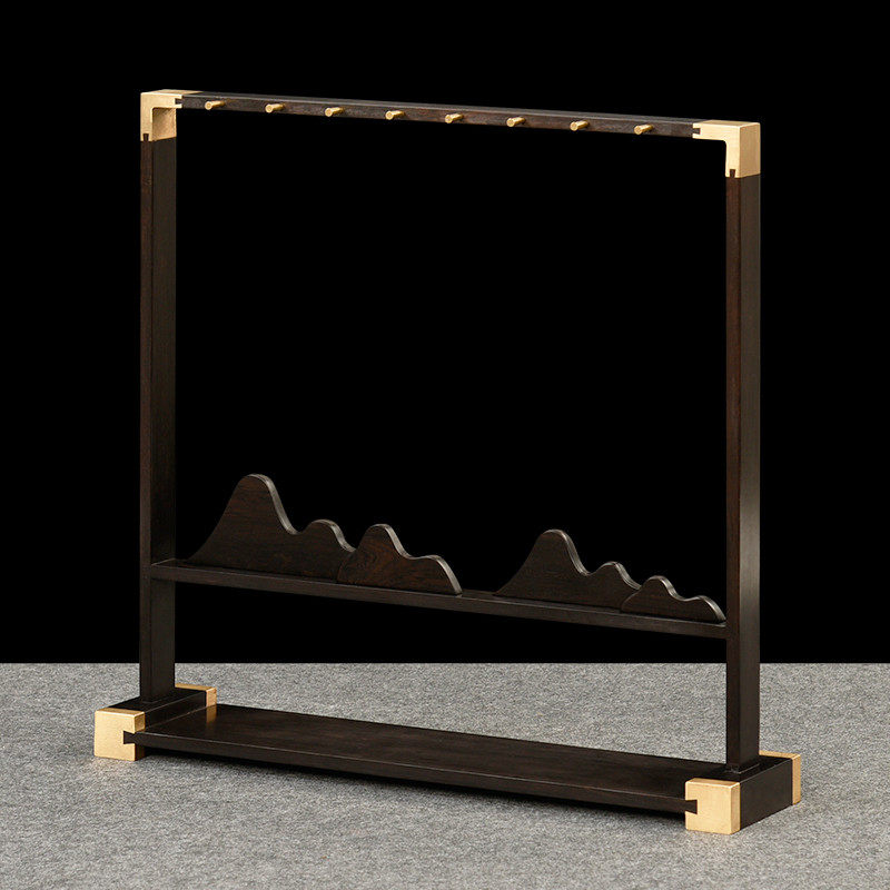 笔架毛笔架红木毛笔成人书法中式实木新中式创意笔架