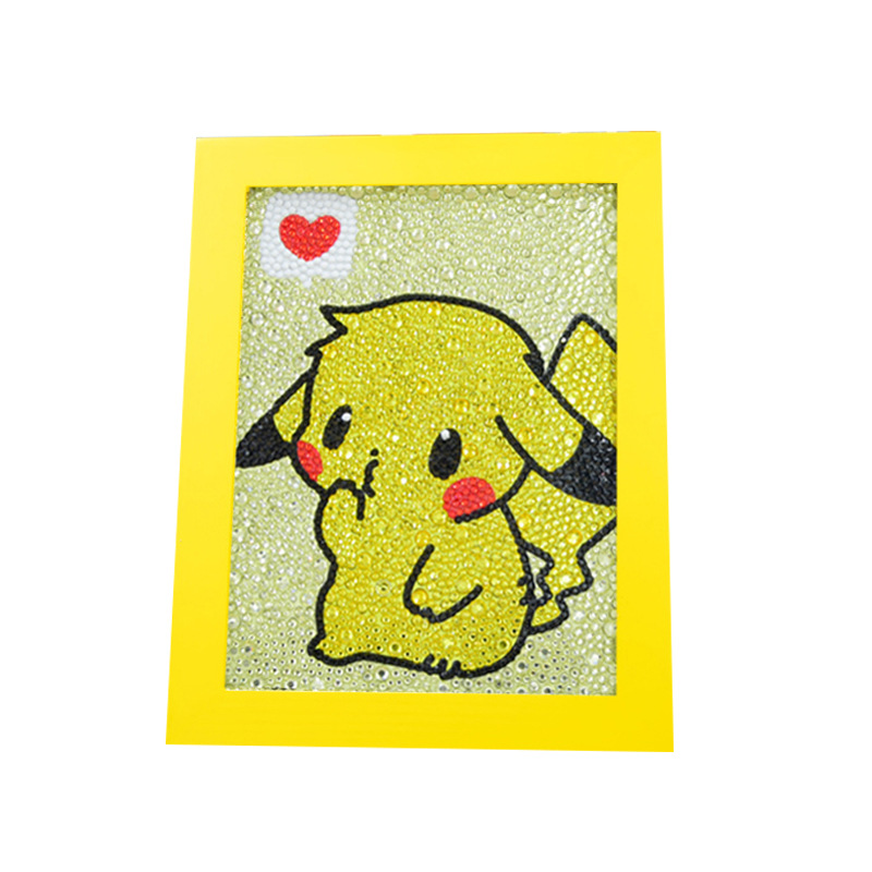 带框儿童钻石画满钻卡卡通diy手工小学生粘贴手工创意粘贴类