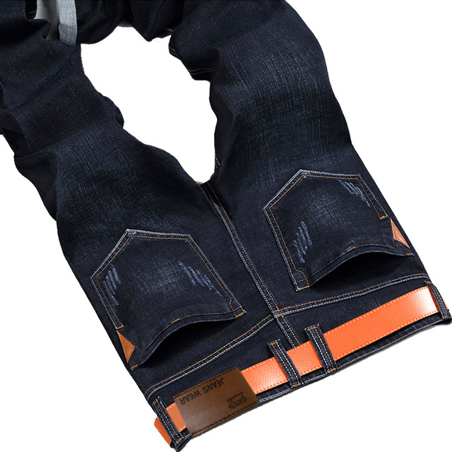 Spring and Autumn New Men's Jeans Men's Straight Slim All-match Black Stretch Loose Casual Cow Pants Men's Spring and Autumn New Men's Jeans Men's Straight Slim All-match Black Stretch Loose Casual Cow Pants Men's