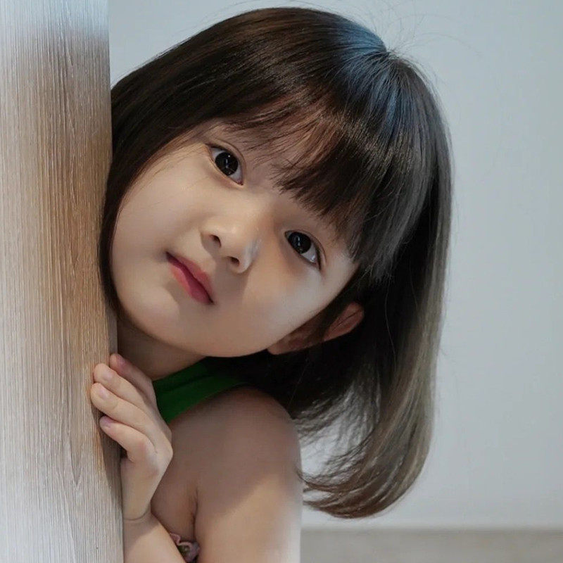 儿童假发女孩短发波波头可爱宝宝时尚模特拍照造型日常整顶假发