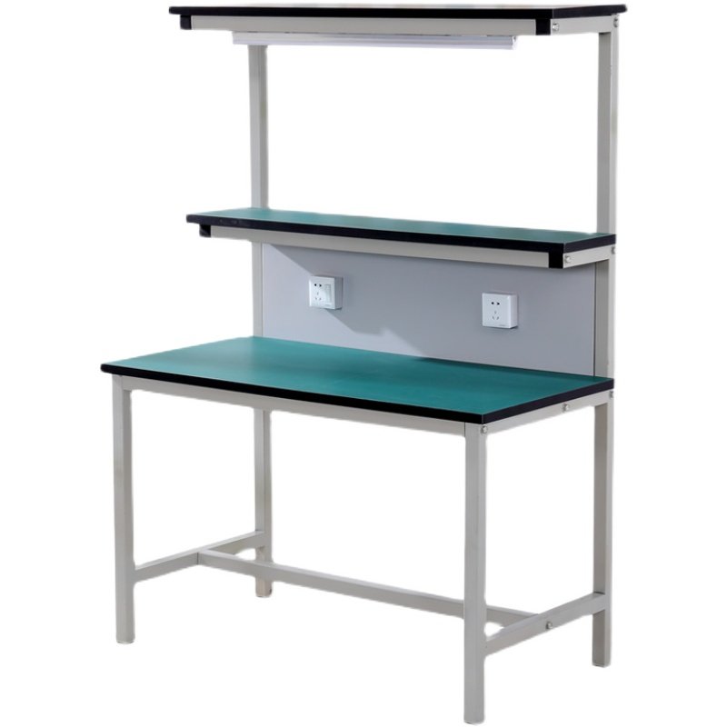 防静电工作台三层层带钳工实验手机维修台车车间流水线工作台