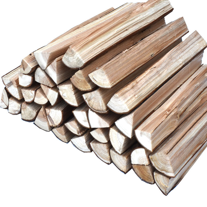 天然木块三角木条创意居家装饰原木实木木材招财干花