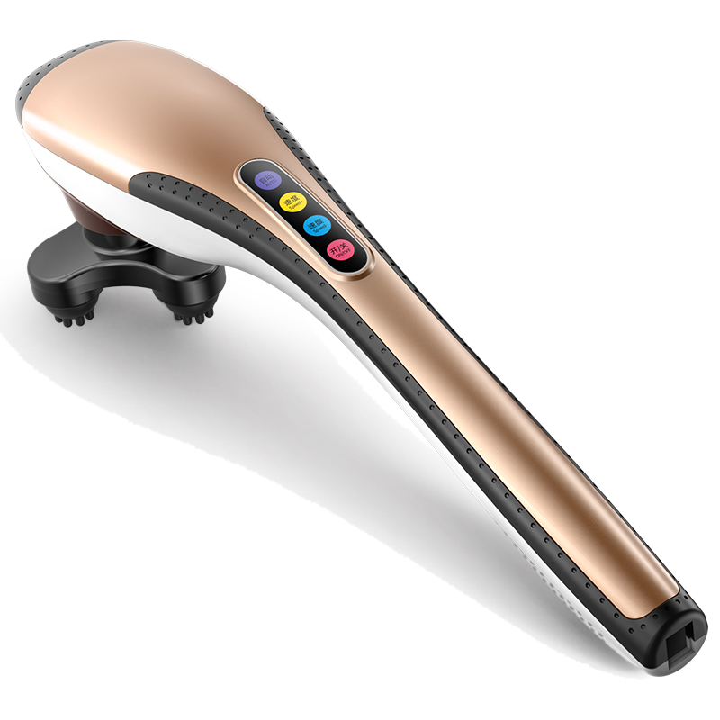 海豚按摩器棒电动敲打锤手持式肩膀颈椎后背部小型震动捶背仪神器￥59