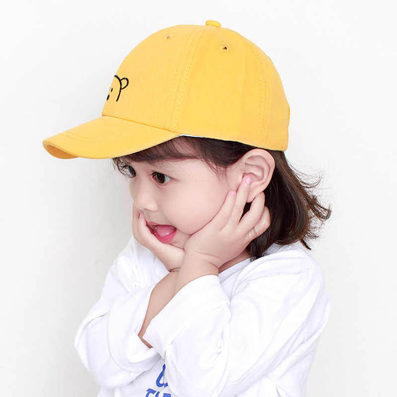 儿童帽子鸭舌帽春秋秋季韩版女童男童太阳帽棒球帽帽子
