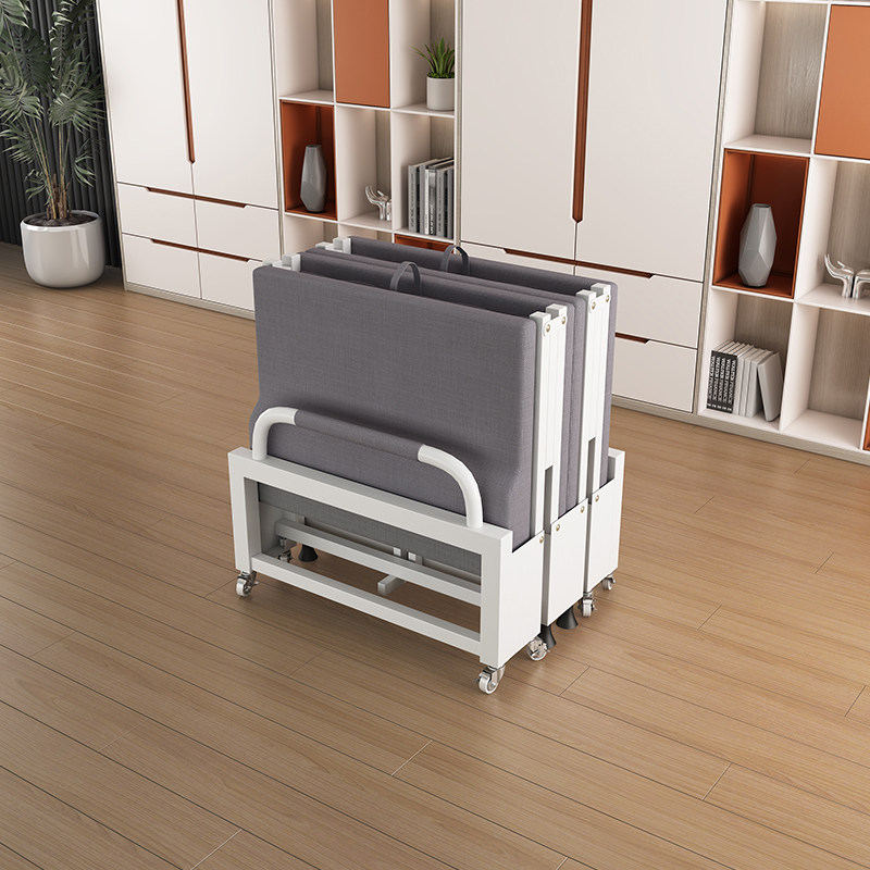 办公室午休折叠便携加固家用可伸缩单人陪护小床折叠床