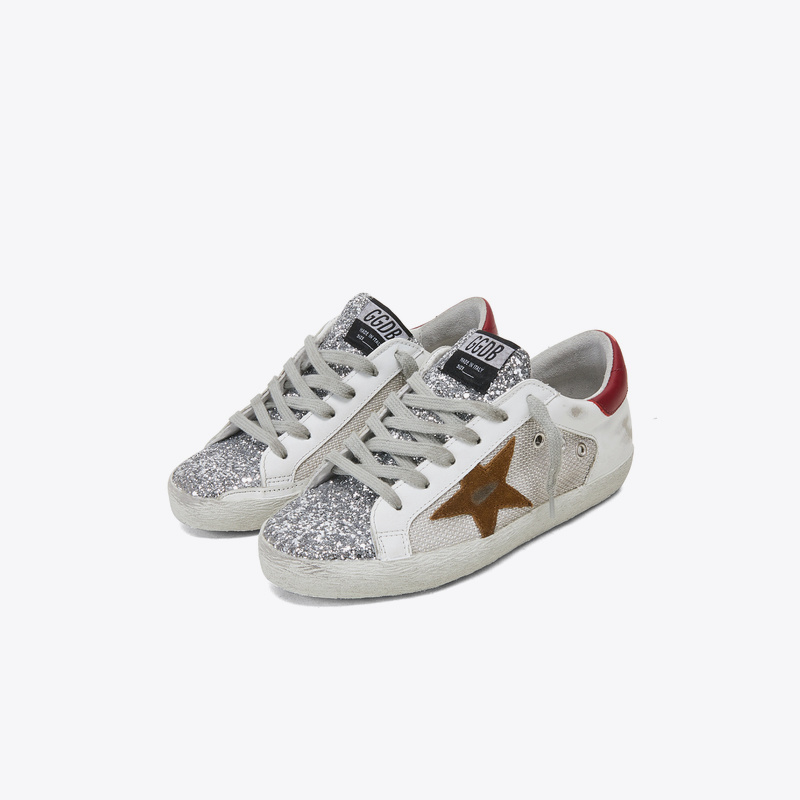 goldengooseggdb女鞋新款脏脏银色贴片休闲鞋gwf00103f000156休闲板鞋