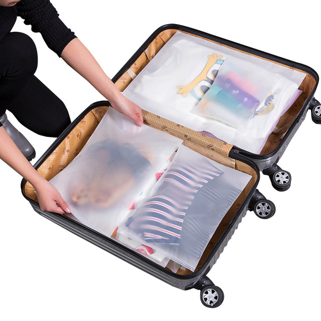 Travel storage bag clothing clothing underwear finishing bag sealed bag luggage package bag transparent waterproof portable bag Travel storage bag clothing clothing underwear finishing bag sealed bag luggage package bag transparent waterproof portable bag
